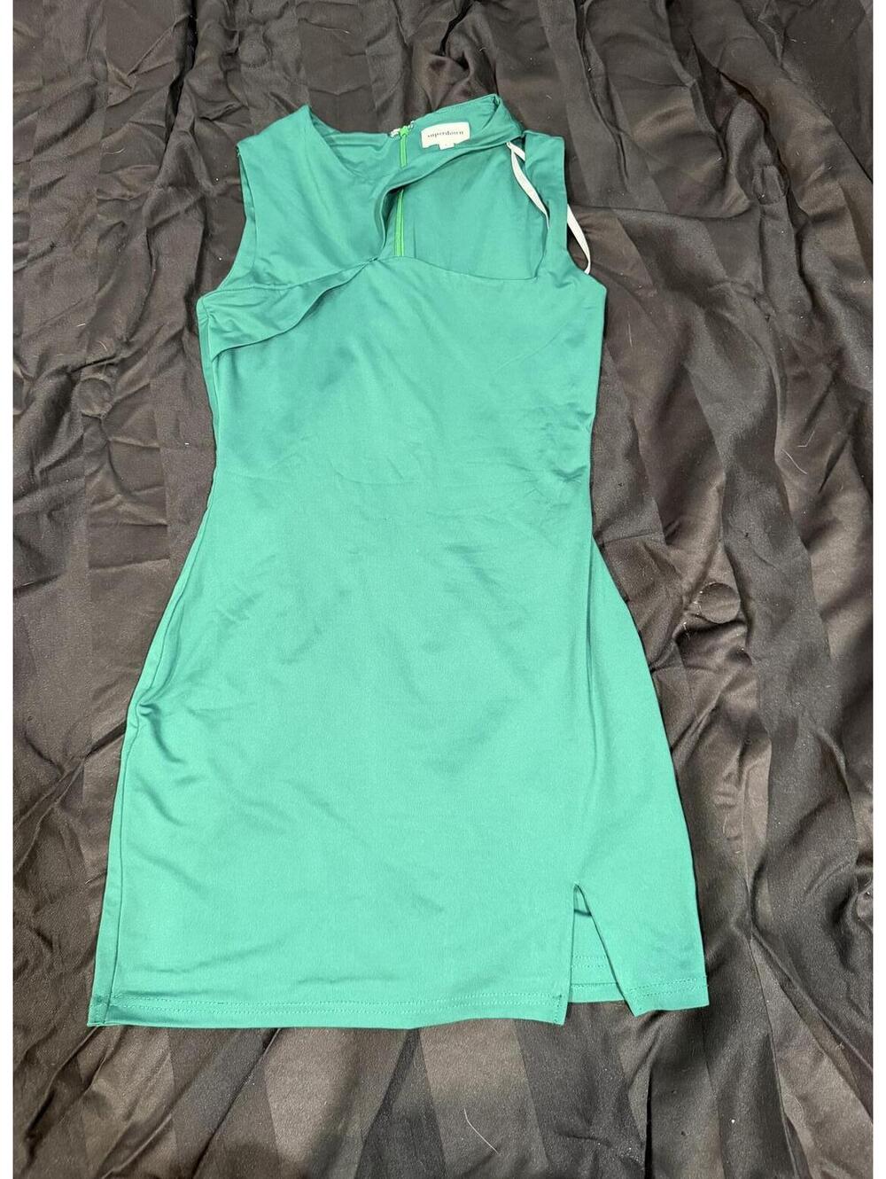 Superdown by Revolve Green Sleeveless Bodycon Dress Size Small
